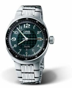 Oris TT3 Day Date Titanium / Green / Bracelet 01 635 7589 7067-07 8 28 70