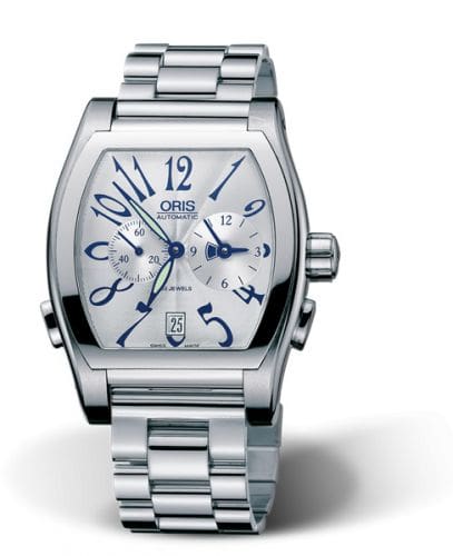 Oris Tonneau Worldtimer Stainless Steel / Silver / Bracelet 01 690 7540 4061-07 8 20 68