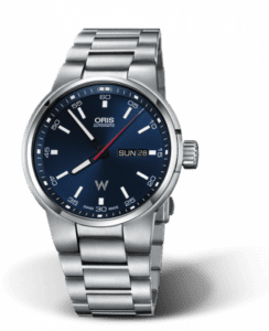 Oris Williams Day Date 42 Stainless Steel / Blue / Bracelet 01 735 7740 4155-07 8 24 50S