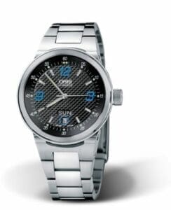 Oris WilliamsF1 Team Day Date 40.5 Stainless Steel / Black - Blue / Bracelet 01 635 7560 4145-07 8 25 01