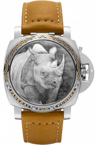 Panerai Luminor 1950 3 Days Automatic Acciaio Sealand for Purdey Rhinoceros PAM00857