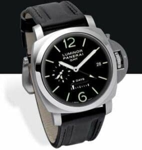 Panerai Luminor 1950 44 8 Days GMT Stainless Steel / Black PAM00233.1