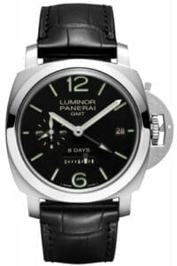 Panerai Luminor 1950 44 8 Days GMT Stainless Steel / Black PAM00233.2