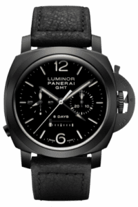 Panerai Luminor 1950 44 Chrono Monopulsante 8 Days GMT Ceramic / Black PAM00317