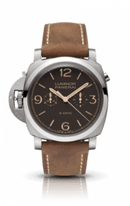 Panerai Luminor 1950 Chrono Mono-Pulsante Left-Handed 8 Days Titanio PAM00579