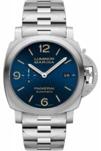 Panerai Luminor 1950 Marina 44 3 Days Automatic Stainless Steel / Blue / Bracelet PAM01058