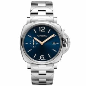 Panerai Luminor Due 42 Automatic Stainless Steel / Blue / Bracelet PAM01124