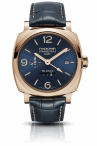 Panerai Radiomir 1940 10 Days GMT Oro Rosso Boutique Blue PAM00659