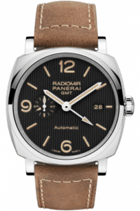Panerai Radiomir 1940 45 3 Days GMT Automatic Stainless Steel / Black -Tuxedo PAM00657