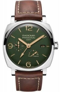 Panerai Radiomir 1940 45 GMT Power Reserve Stainless Steel / Military Green PAM00999