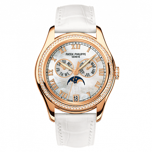 Patek Philippe Annual Calendar 4936 Rose Gold Diamond Mother of Pearl 4936R-001