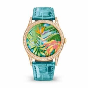Patek Philippe Calatrava 5077R Tropical Plants / Strelitzias 5077/100R-037