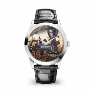 Patek Philippe Calatrava 5089 White Gold / Steam Locomotives 5089G-076