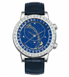 Patek Philippe Celestial 6104 White Gold / Blue 6104G-001