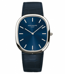 Patek Philippe Golden Ellipse 5738 Platinum / Blue 5738P-001