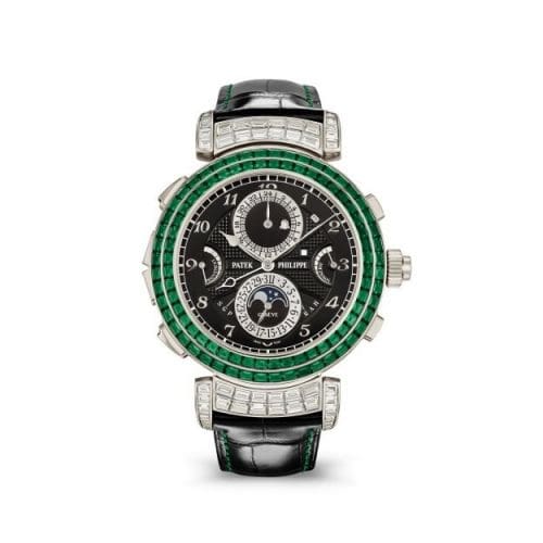 Patek Philippe Grandmaster Chime 6300 White Gold - Emerald / Black 6300/403G-001