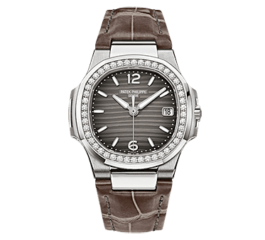 Patek Philippe Nautilus 7010 White Gold / Smoke Gray / Strap 7010G-012