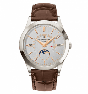 Patek Philippe Perpetual Calendar 5496 Platinum / Silver 5496P-015