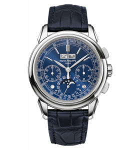 Patek Philippe Perpetual Calendar Chronograph 5270 White Gold / Blue 5270G-019