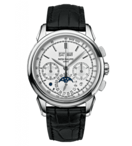 Patek Philippe Perpetual Calendar Chronograph 5270 White Gold / Tachymeter Double Chin 5270G-013