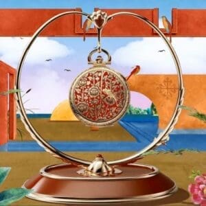 Patek Philippe Pocket Watch Lepine Yellow Gold / Gold Birds 992/145J