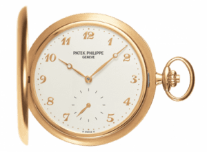 Patek Philippe Pocket Watch Savonette Yellow Gold / Silver 980J-011