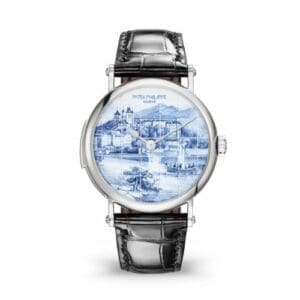 Patek Philippe Tourbillon Minute Repeater 5538 White Gold / Old Views of Geneva 5538G-014