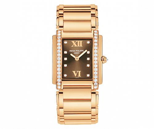 Patek Philippe Twenty~4 4908/11 Rose Gold Chocolate 4908/11R-010