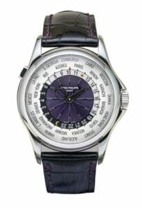 Patek Philippe World Time 5130 Platinum / Hamilton & Inches 5130P-029