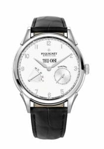 Pequignet Royale Grand Sport Silver Numerals / Black Strap 9030233CN