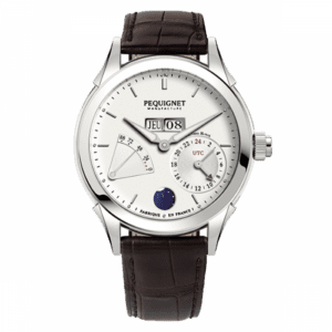 Pequignet Rue Royale GMT Stainless Steel / Silver 9010933CG