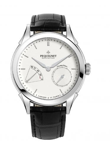Pequignet Rue Royale Stainless Steel / Silver / Black Alligator 9010133CN
