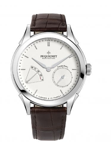 Pequignet Rue Royale Stainless Steel / Silver / Brown Alligator 9010133CG