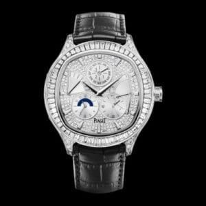 Piaget Emperador Coussin Perpetual Calendar White Gold Full Diamond G0A35020