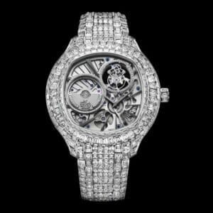 Piaget Emperador Coussin Tourbillon White Gold Diamond Bracelet G0A37040