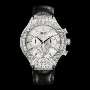 Piaget Polo 44 Chronograph White Gold Diamond G0A35112