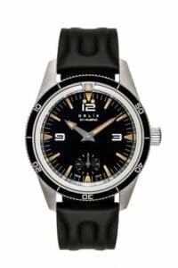 Prim Orlík 38 Small Seconds Stainless Steel / Black / Rubber 105-005-487-00-1