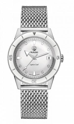 Rado HyperChrome Captain Cook 37 White / Mesh R32500703