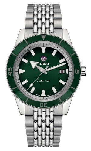 Rado HyperChrome Captain Cook 42 Stainless Steel / Green / Bracelet R32505313