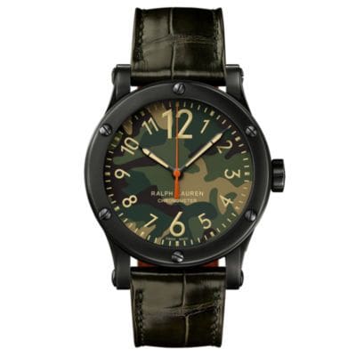 Ralph Lauren Safari 45mm Chronometer Aged Steel / Camo RLR0220711