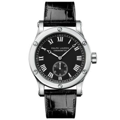 Ralph Lauren Sporting 39mm Chronometer Steel / Black RLR0250700