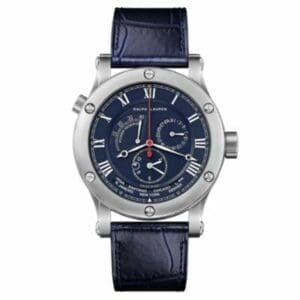 Ralph Lauren Sporting 45mm World Time Steel / Blue RLR0210700