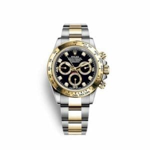 Rolex Cosmograph Daytona Stainless Steel / Yellow Gold / Black - Diamond 116503-0011
