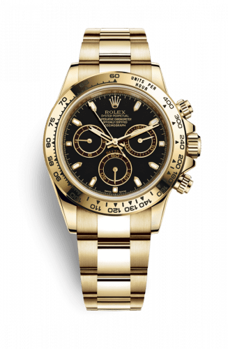 Rolex Cosmograph Daytona Yellow Gold / Black 116508-0004