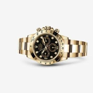 Rolex Cosmograph Daytona Yellow Gold / Black Diamond 116528-0031