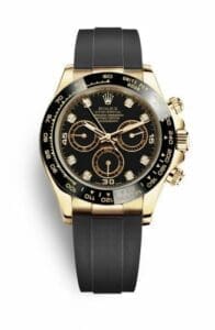 Rolex Cosmograph Daytona Yellow Gold / Cerachrom / Black-Diamond / Oysterflex 116518LN-0046