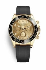 Rolex Cosmograph Daytona Yellow Gold / Cerachrom / Champagne Diamond / Oysterflex 116518LN-0044