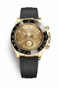 Rolex Cosmograph Daytona Yellow Gold / Cerachrom / Champagne / Oysterflex 116518LN-0034