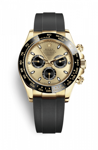 Rolex Cosmograph Daytona Yellow Gold / Cerachrom / Champagne / Oysterflex 116518LN-0040