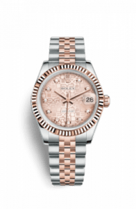 Rolex Datejust 31 Rolesor Everose Fluted / Jubilee / Pink Computer 178271-0012